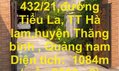 CHÍNH CHỦ BÁN CĂN NHÀ CẤP 4 tại SN 432/21,đường Tiểu La, TT Hà