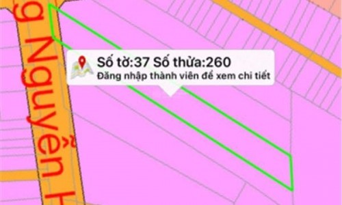 Đất mặt tiền đường chính Nguyễn Hoàng, Tam Phước, Biên Hoà, Đồng Nai,