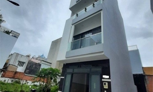 Gấp bán! Nhà mới 5 Tầng, Dt 4.3x12m, Hẻm 8m Thoại Ngọc Hầu, Tân Phú.