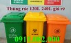 Bán thùng rác giá rẻ tại hòa phú vĩnh long- thùng đựng rác 120l 240l- 